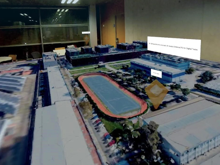 Gemelo Digital del campus UPV para pruebas de integración